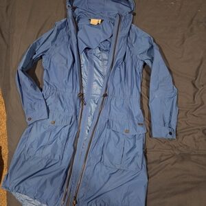 Women's Blue Hooded Jacket